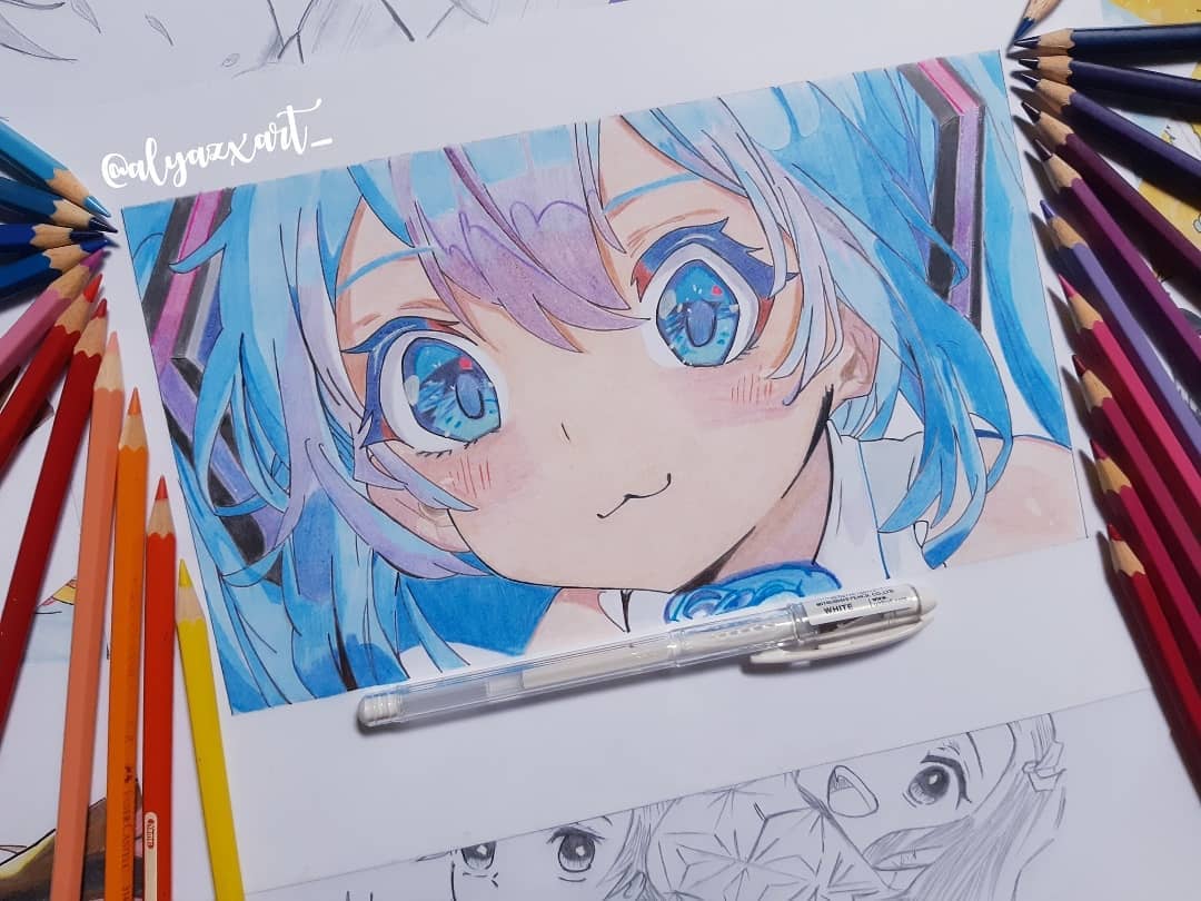 alzxdraw's tweet photo. @flameoleon Thank youu for GA nyaa :3, untuk wish nyaa semoga kedepannya makin improve gambarku + produktif lagi + rajin gambar jg,sehat selalu + banyak rezeki dan moga kedepannya fokus jualan art :)) https://t.co/LWfIDlfimJ
