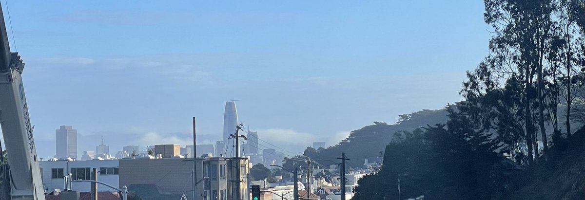 tabrahammd's tweet image. Direct view of downtown SF and Salesforce Tower from my Moffit office after demolition of Langley Porter. Not possible since 1955. @ucsf_echo @UCSFCardiology @UCSF @ASE360 @ray_stainback