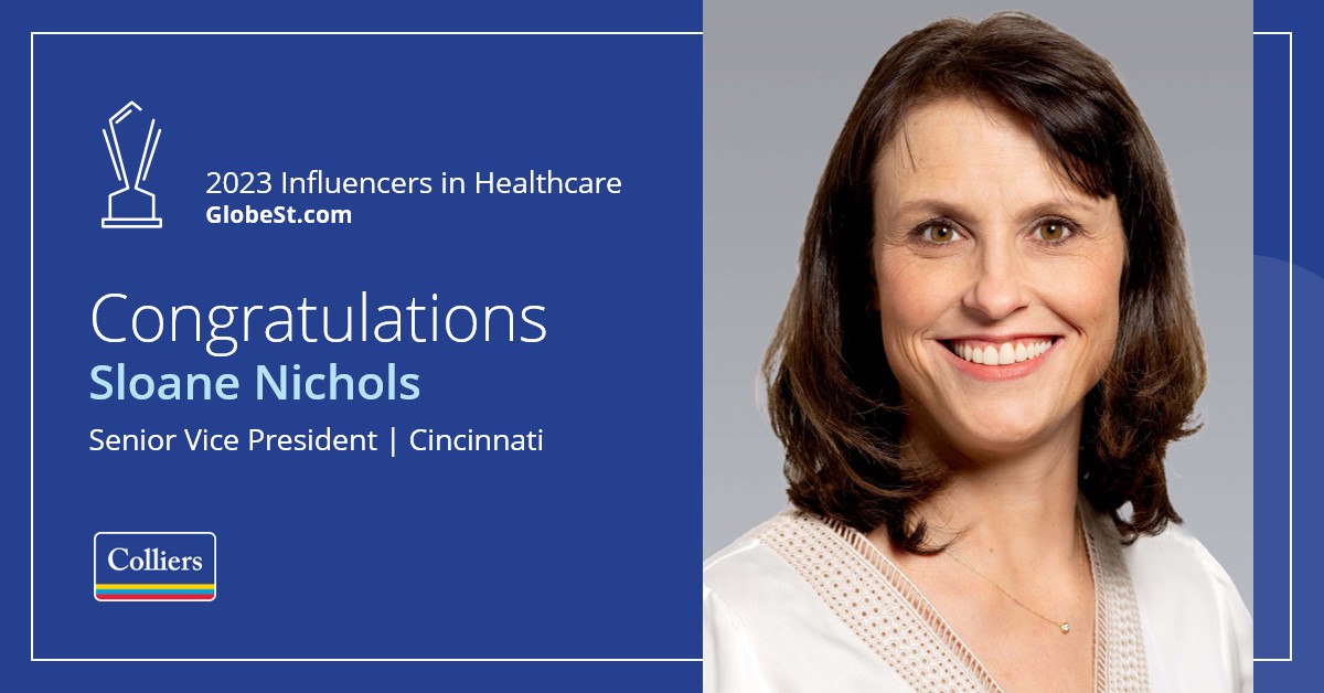 Big news alert! Shout-out to Sloane Nichols on securing the prestigious 2023 Influencer in Healthcare title from @GlobeSt.com! 👏 #TeamRecognition #Healthcare #CRE #ColliersSuccess