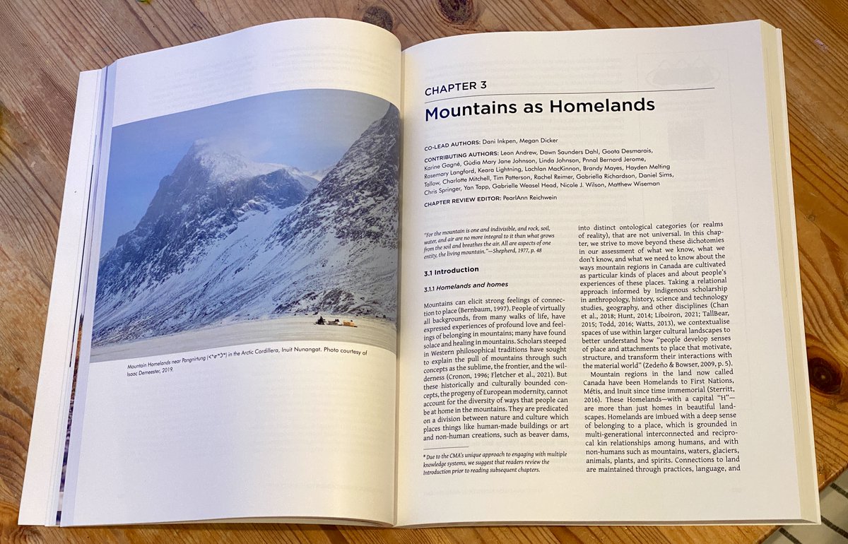 #InternationalMountainDay (Dec 11) is approaching. In the lead up, I am posting one part of the Canadian Mountain Assessment per day. Today: the Mountains as Homelands chapter #CdnMntAssessment #MountainsMatter <a href="/UCalgaryPress/">UCalgaryPress</a> <a href="/UNmountains/">Mountain Partnership</a> <a href="/MtnResearchMRI/">Mountain Research Initiative @mtnresearchmri.bsky</a> ucp.manifoldapp.org/read/the-canad…