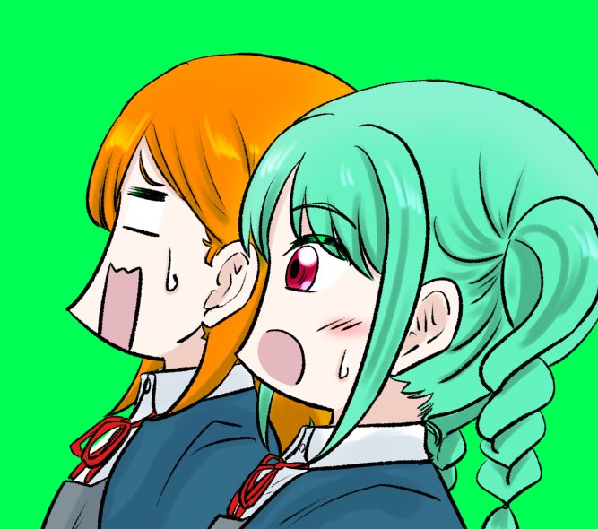 「2人の女性 驚く」のTwitter画像/イラスト(新着)