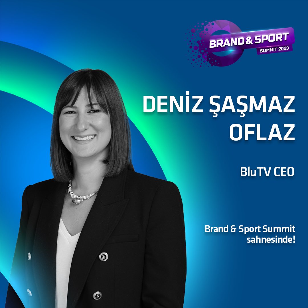 📣 Türkiye’nin önde gelen marka yöneticileri Brand & Sport Summit 2023’te!   @BluTV CEO’su @DenizSasmazOflz marka dünyasının Türk sporuna katkılarını konuşmak için bizlerle.   🗓 14 - 15 Aralık 📍 Maslak ESA Arena