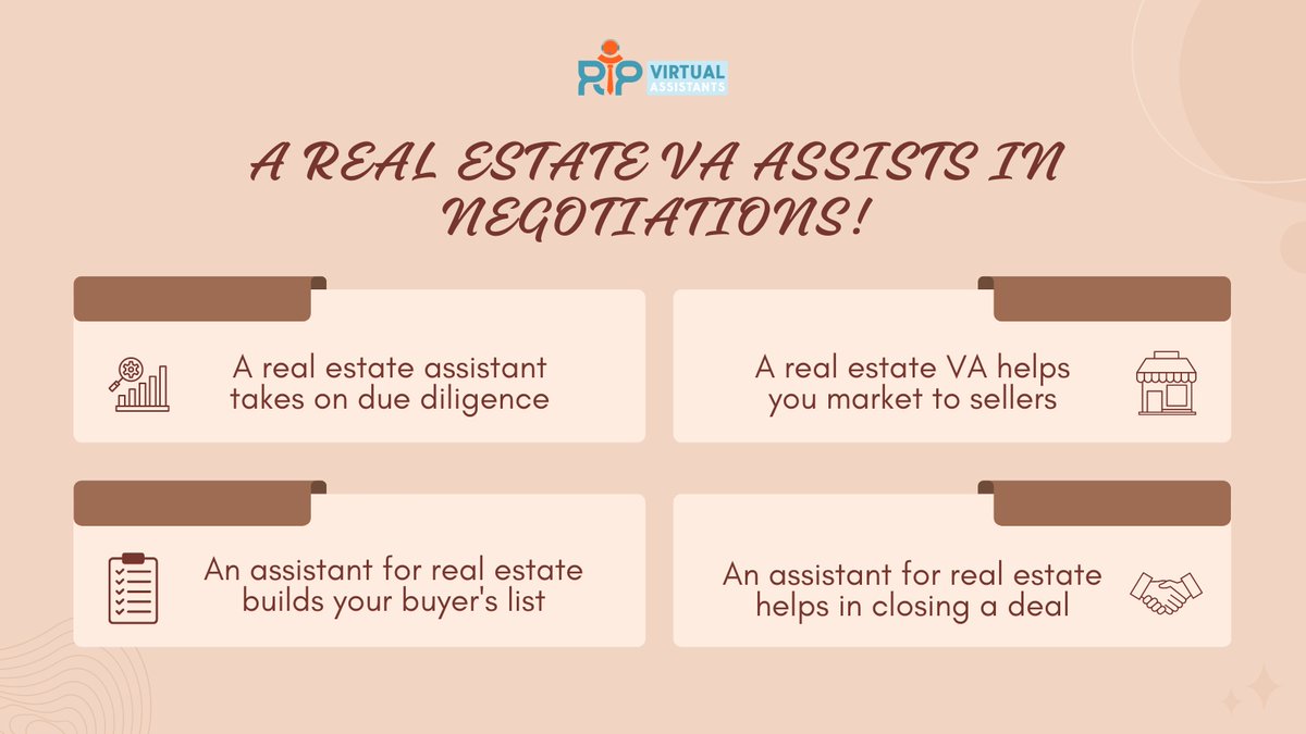 🏡Did you know that a Virtual Assistant for Real Estate can be your secret weapon in wholesaling? 🤔💼

#RealEstateWholesaling
#VirtualAssistantforRealEstate
#EfficientRealEstateAssistant
#GrowYourWholesalingBusiness