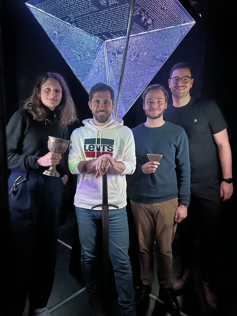 youngSCS1's tweet photo. Flashback to an epic Zurich mentoring event! ๐
The Escape Room Adventure had us solving puzzles, unlocking collaboration's power. ๐งฉ๐ค Grateful for @SwissChemistry & @youngSCS1! ๐๐ Cheers to victories and new friendships! ๐๐ฅ #SCSMentoring #TeamBuilding #ZurichEvent #youngSCS https://t.co/2xj3lVoEjA
