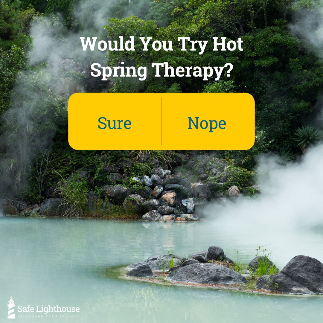 SafeLighthouse's tweet image. Hot spring therapy is often associated with improving certain skin conditions, helping with pain relief &amp;amp; increasing circulation. 

Would you give it a shot? 💦

#WellnessTourism #TravelIdeas #HealthLiving