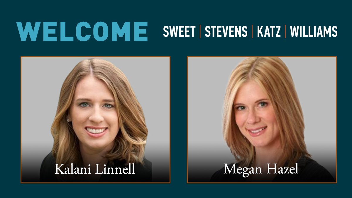 SweetStevensLaw's tweet photo. Welcome to Megan Hazel and Kalani Linnell, the newest attorneys at Sweet Stevens. 
Their experience and abilities will serve our clients well: https://t.co/nXjY1AfGH9

#Pennsylvania #Education #Law https://t.co/35eXez3jDr