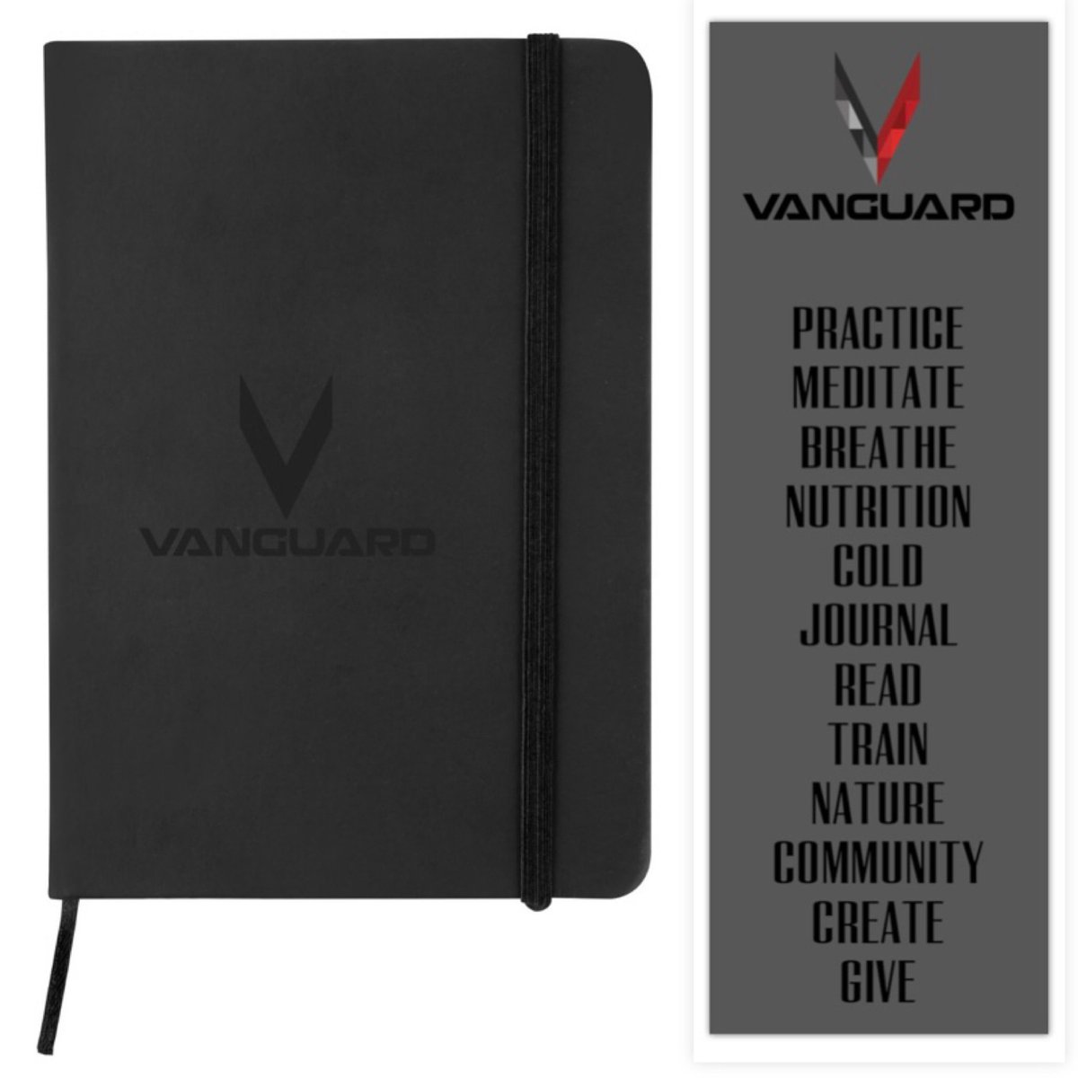 Vanguardx451's tweet photo. The Vanguard challenge starts Jan 8th. The custom journals and bookmarks will be ready for pick up next week. Let's do this!!! https://t.co/qJIimqsT02
