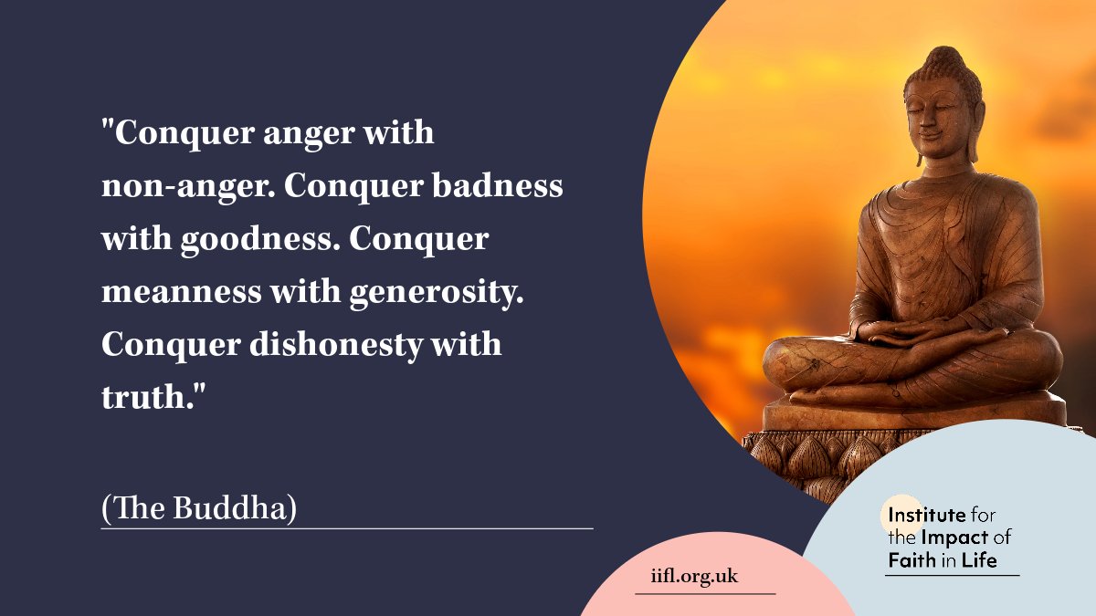 Having faith makes a person more balanced. This quote from The Buddha reminds us of the importance of conquering anger, badness, meanness and dishonesty.

#WisdomWednesdays