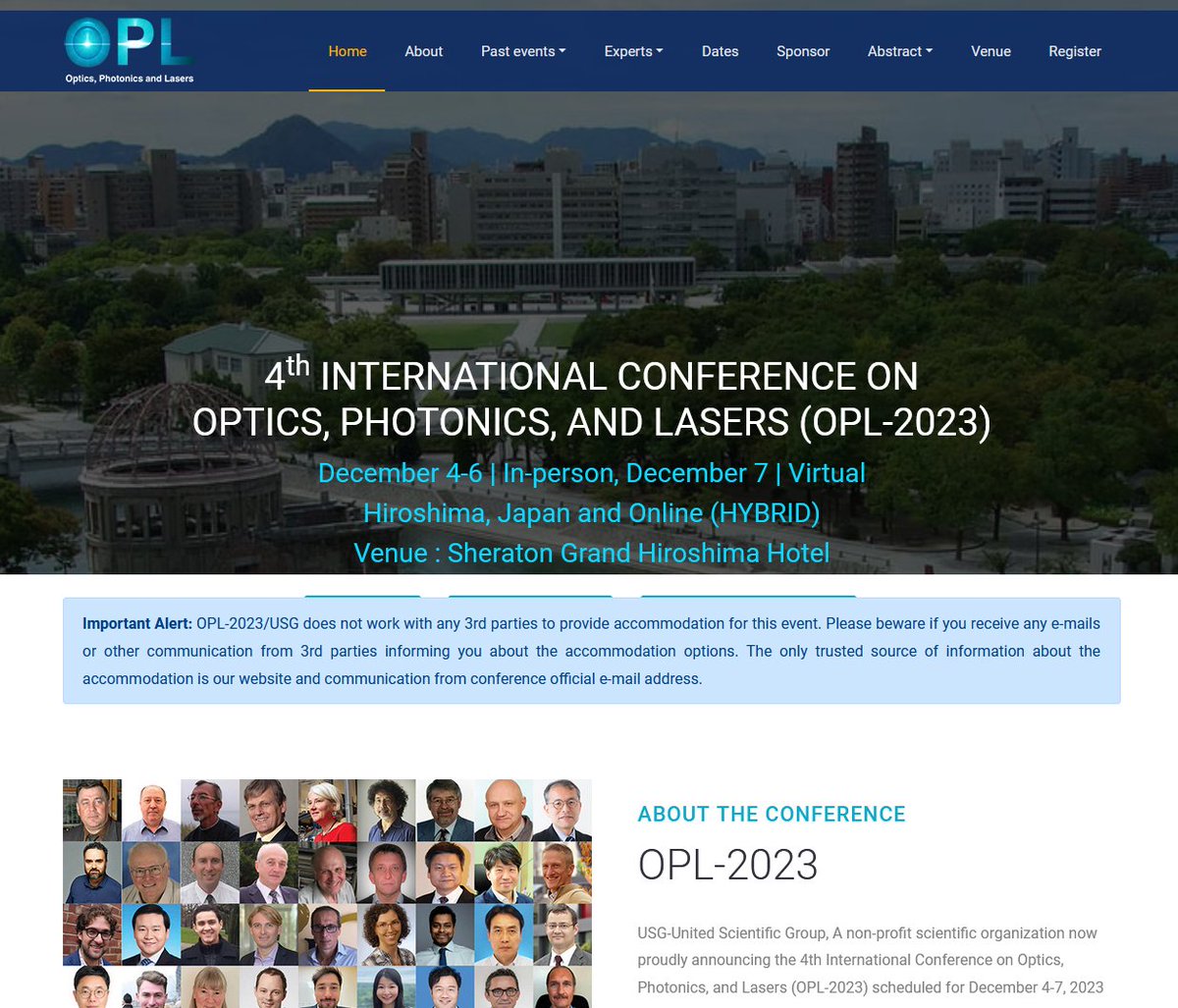 AiranRodenas's tweet photo. Deeply grateful to the OPL-2023 organizers for inviting me to give a talk today on our latest advances on 3D #nanostructuring of solid-state optical media. ARIGATO! 🙏
#OPL2023 #Hiroshima #Japan https://t.co/FAIErSnQfD