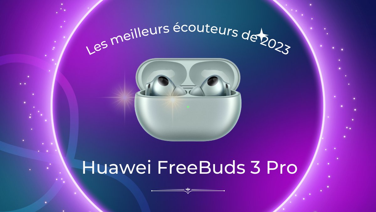 Les Huawei FreeBuds Pro 3 sont les meilleurs écouteurs de 2023 à l'occasion des Frandroid Awards ! Quelles sont les deux autres paires d'écouteurs sur le podium ? 👉 l.frandroid.com/isQ