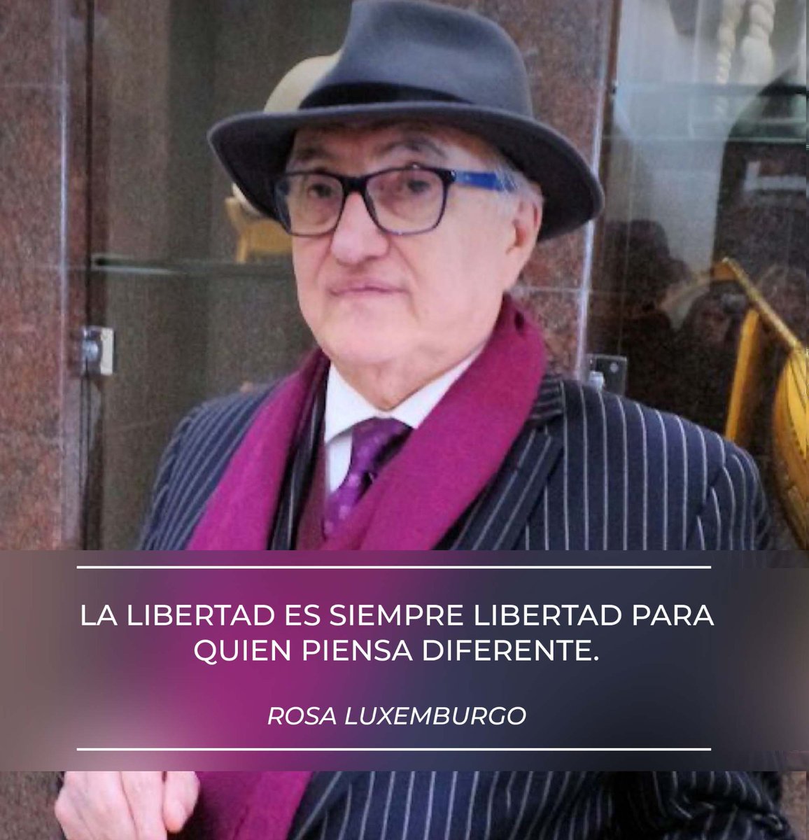 Externo mi solidaridad al reconocido y admirable  Mtro <a href="/AlfredoJalife/">Alfredo Jalife-Rahme</a>  Condeno el abuso de poder y levantaré la voz ante las injusticias, si los políticos somos de piel sensible, entonces mejor pensemos en dedicarnos a otra cosa <a href="/tatclouthier/">Tatiana Clouthier</a>