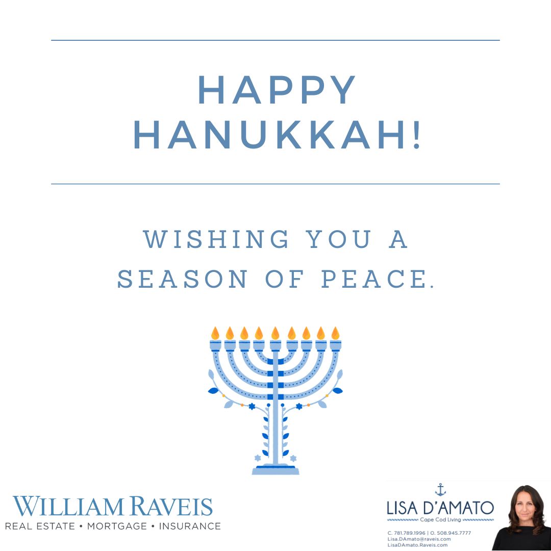 LisaDAmatoKW's tweet image. Happy Hanukkah! Wishing you a season of peace! 🕎

#LisaDamatorealtor #lisadamatocapecodliving

#capecodimages #capecodhomes #capehouse #capecodrealestate #capecodrealtor #hyannisma #barnstableMA