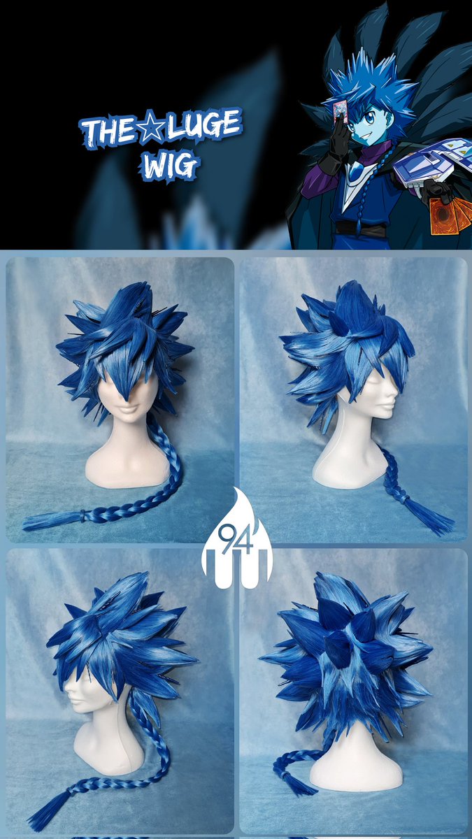 Wheelerin_94's tweet image. My frozen wig is done!!! ❄🥶💙
His pretty braid was definitely the best part of working on it! 🥰

And I nearly can't imagine that I can finally cosplay him very soooon! 🤩🤩🤩

#cosplaywig #wigwork #cosplay #ゴーラッシュ #yugioh #gorush #遊戯王 #yugiohgorush #theluge #ザルーグ