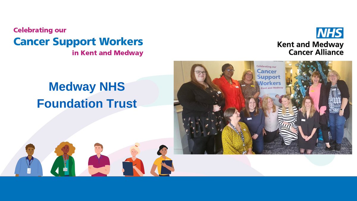 Cancer Support workers from Medway NHS Foundation Trust heard how patients and colleagues alike describe CSWs across Kent and Medway as: wonderful, knowledgeable, essential, reassuring at our CSW event today. 

Keep a look out for more news and photos from the event tomorrow.