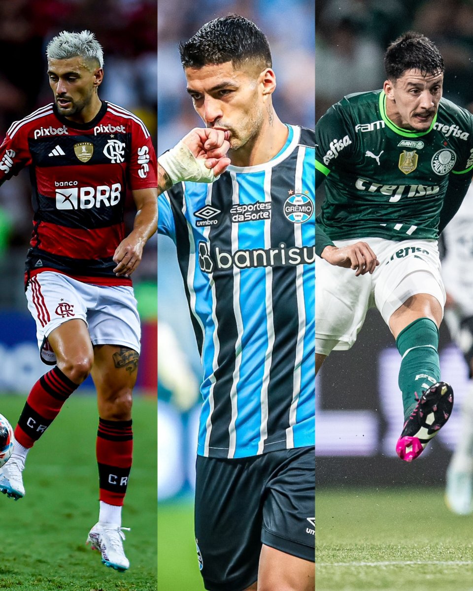 🇧🇷🥇 Los premios #BolaDePrataESPN a los mejores del Brasileirão 2023:

Mejor lateral izquierdo: JOAQUÍN PIQUEREZ. 
Mejor centrocampista ofensivo: GIORGIAN DE ARRASCAETA.
Mejor atacante: LUIS SUÁREZ.

🇺🇾 URUGUAY NO MA 🙌🏻