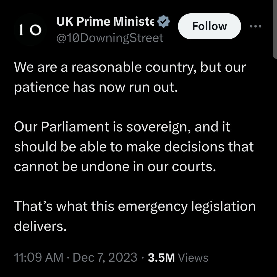 Parliament: sovereign when it suits them and to be prorogued when it doesn't.