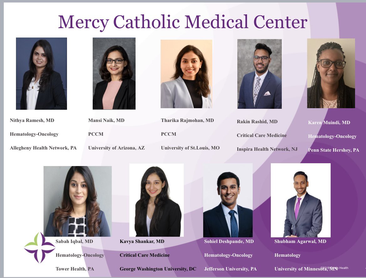 MCMC Internal Medicine Residency Program (@mcmc_imres) on Twitter photo Mercy Catholic Medical Center would love to congratulate our amazing third years and chief residents for matching into their dream fellowships! 🥳🥳 <a href="/NithyaRamesh_20/">Nithya Ramesh</a> <a href="/DrMansiNaik/">Mansi Naik</a> <a href="/TharikaShraddha/">Tharika Shraddha</a> <a href="/RakinMRashid/">Rakin Rashid, MD</a> <a href="/Iq89Sabah/">Sabah Iqbal</a> <a href="/Kavya__Shankar/">Kavya Shankar</a> <a href="/ShubhAgrawalMD/">Shubham Agrawal</a> Mercy Catholic Medical Center would love to congratulate our amazing third years and chief residents for matching into their dream fellowships! 🥳🥳 <a href="/NithyaRamesh_20/">Nithya Ramesh</a> <a href="/DrMansiNaik/">Mansi Naik</a> <a href="/TharikaShraddha/">Tharika Shraddha</a> <a href="/RakinMRashid/">Rakin Rashid, MD</a> <a href="/Iq89Sabah/">Sabah Iqbal</a> <a href="/Kavya__Shankar/">Kavya Shankar</a> <a href="/ShubhAgrawalMD/">Shubham Agrawal</a>