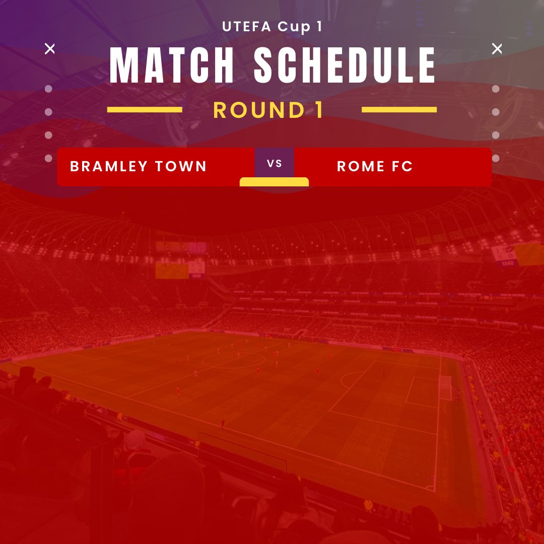 The Draw happened here are the results:

Be ready!!!

#TopEleven #UTEFACup #UTEFA