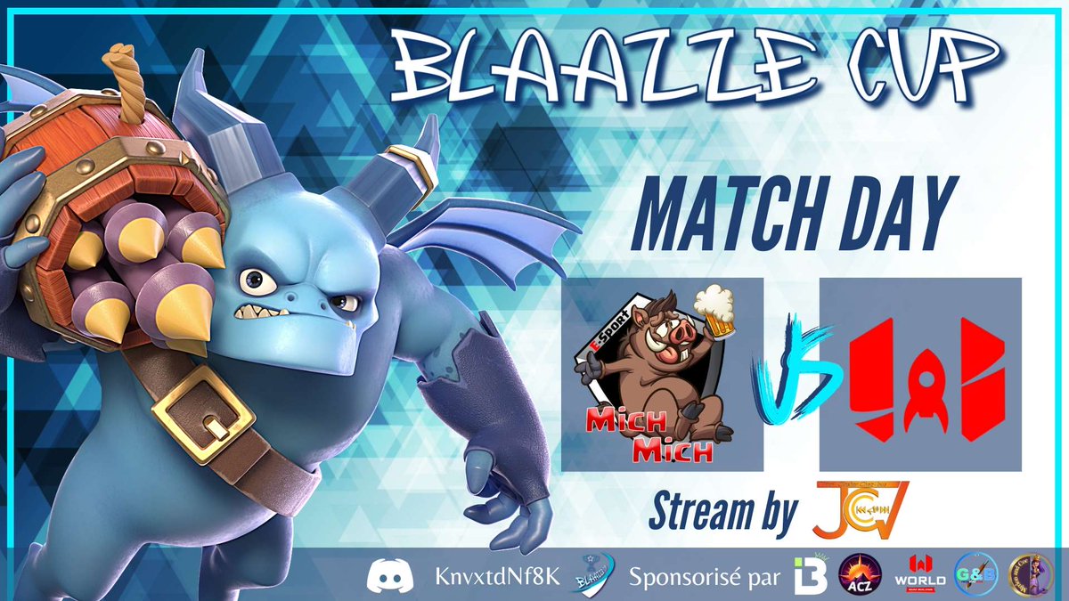 On se retrouve ce soir pour la F I N A L E de la BlaaZze 'cup Mich Mich Vs WBB Space <a href="/MichMichFamily/">FAMILY MICHMICH</a>

twitch.tv/jiraiclasherch…
#clashofclans #streaming #TwitchStreamers
