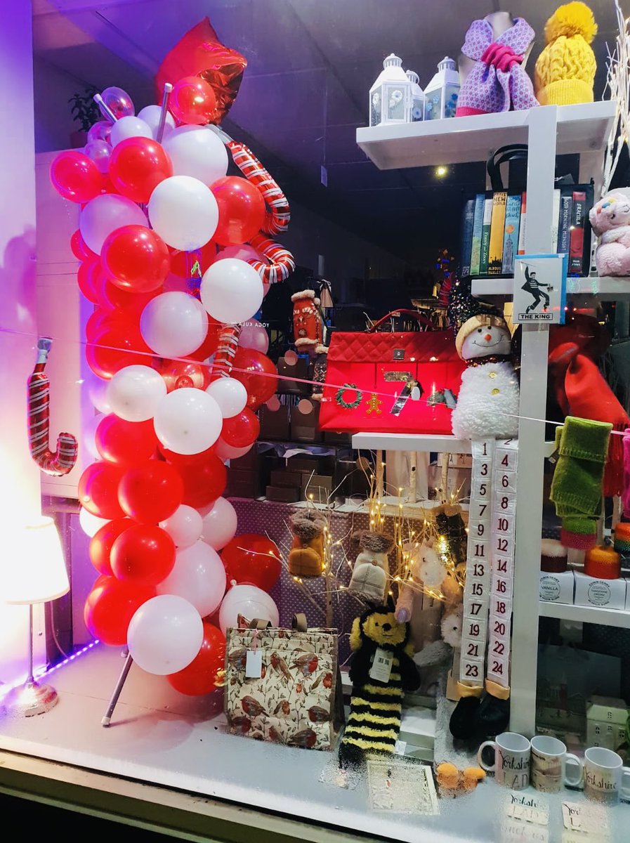 It may be cold and wet outside but the lovely lot at @rebel_and_rose4 are brightening up our high street with Day 7 of our Christmas Living Advent Calendar #chapelallerton #community #christmas