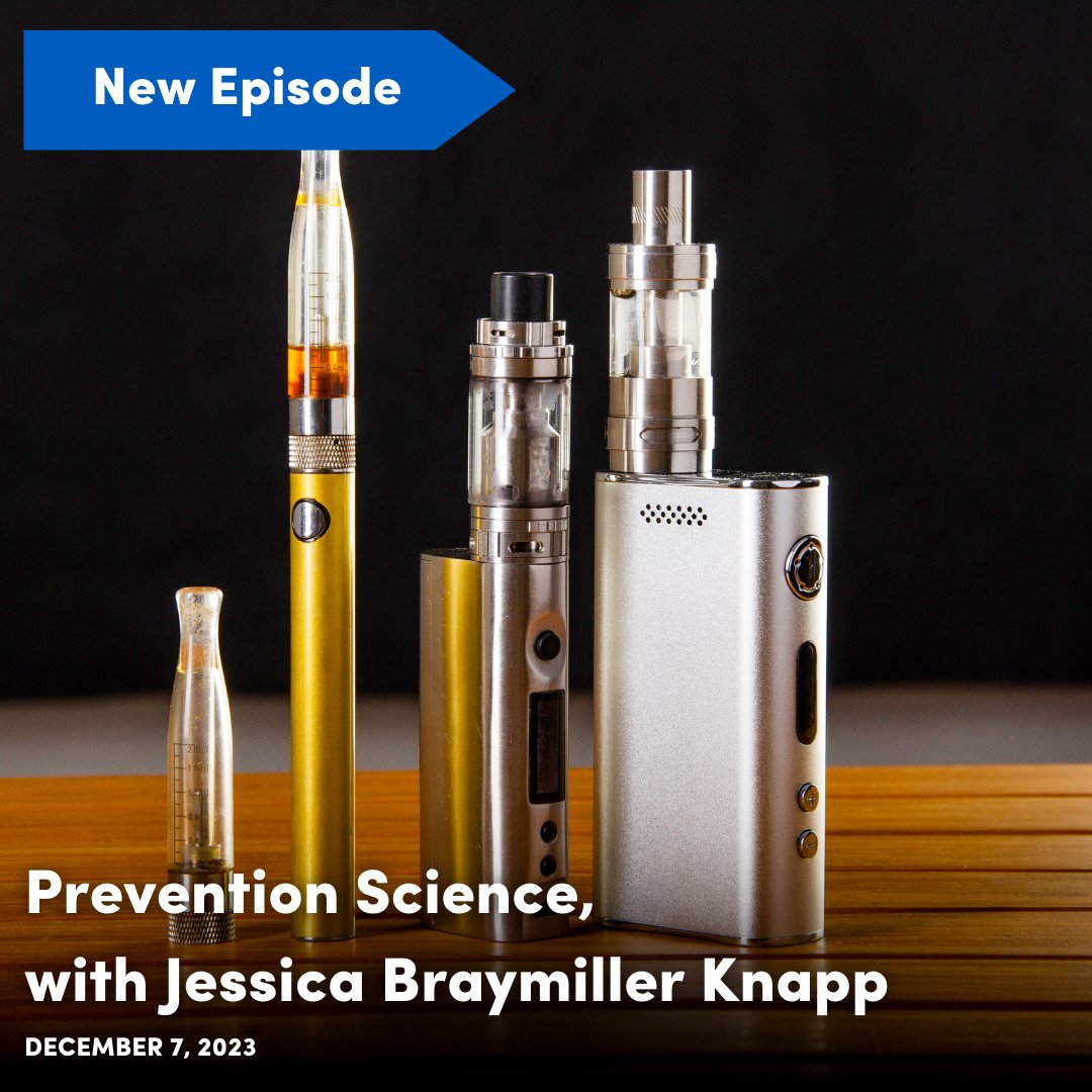 🎙️New episode alert! Join us on our latest episode as we welcome Dr. Jessica Braymiller Knapp, an esteemed tobacco researcher and prevention science expert.  
🔗Listen at: ow.ly/ePAf50QgtQi
#PreventionScience #SubstanceUseDisorders #PublicHealth #Podcast @ubsphhp