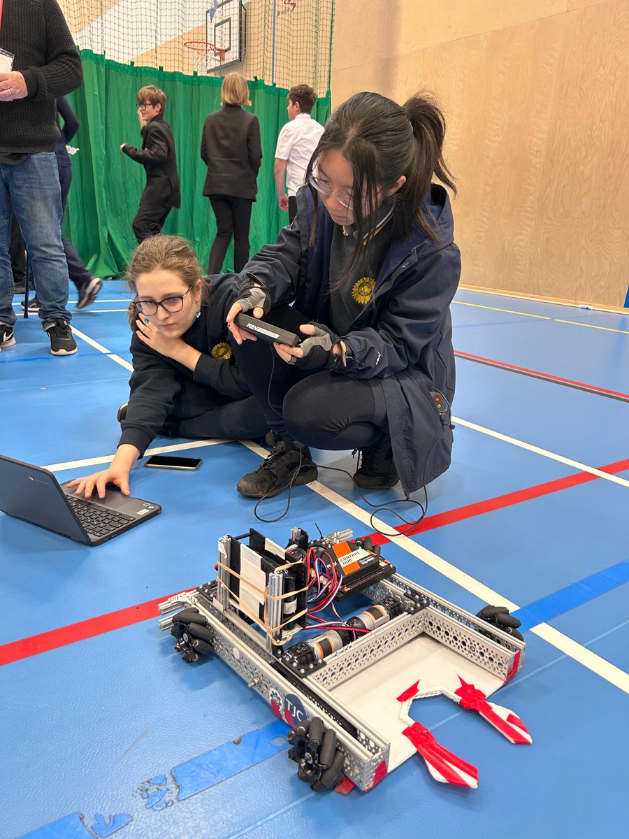 Great morning at the home of @HASUrobotics for the @FTC_UK Scrimmage. It has focused the team's efforts after school today!