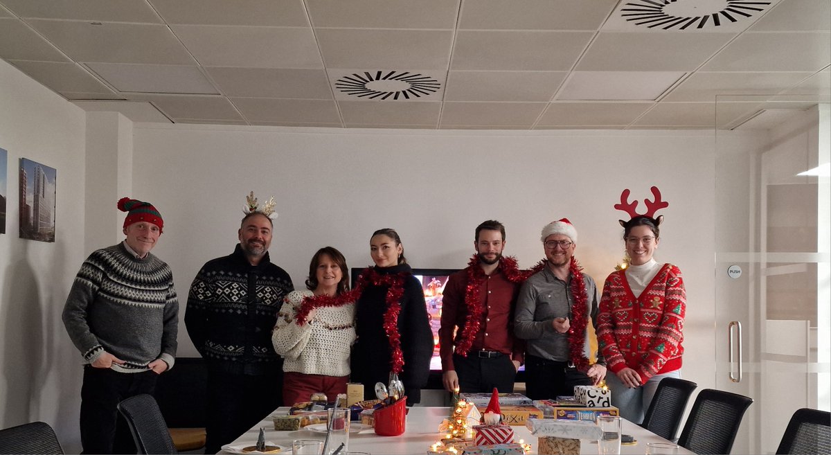 Getting into the Christmas spirit today in our Manchester office to support Christmas Jumper Day in aid of @savechildrenu🎅 

#christmasjumperday #christmas2023 #team #manchester