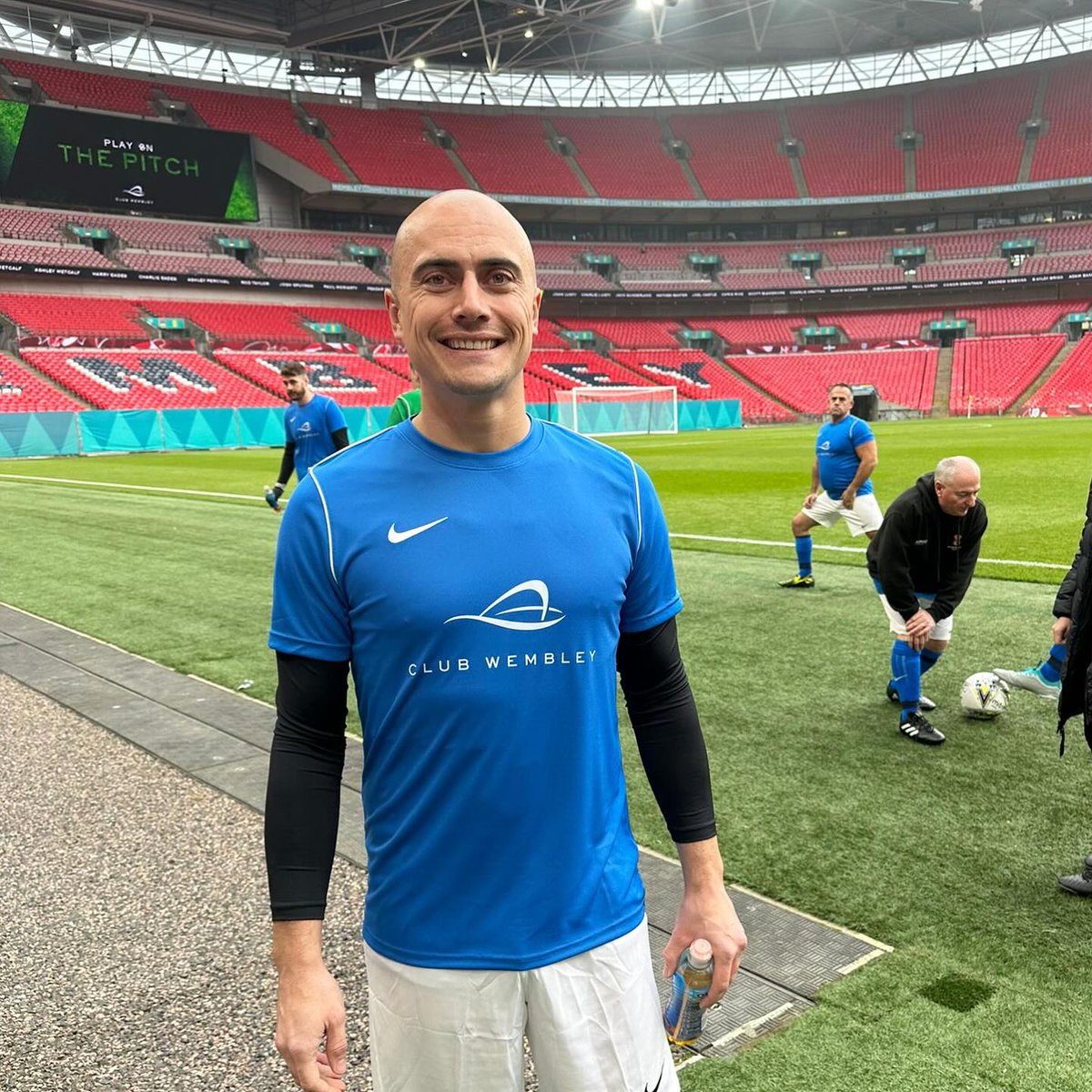 From pitch to pitch side ⚽️ Last week a few of team Mercieca had the honour of taking part in @ClubWembley's annual Play on the Pitch – an exclusive 11-a-side game on the iconic grounds of @wembleystadium available to members. An incredible once in a lifetime experience!