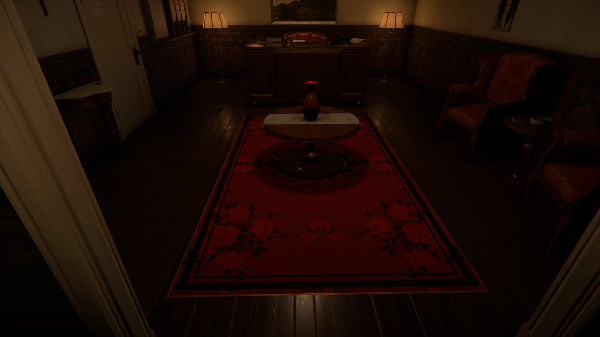 There is a rug in The Mortuary Assistant