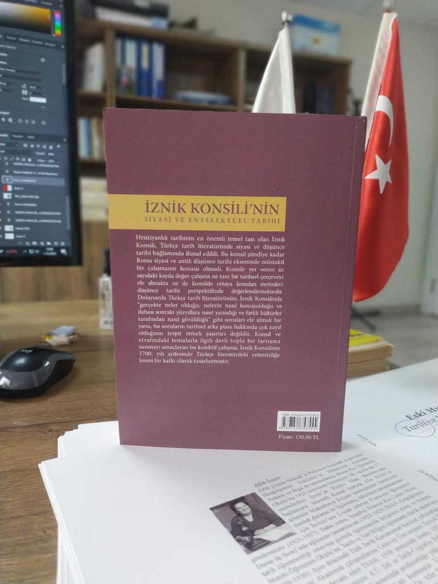 tkacar48's tweet photo. Yayın Duyurusu
MS 325 yılında toplanan İznik Konsilinin tarihi üzerine kolektif bir çalışma olan bu kitap 2025 yılında 1700. yılı kutlanacak olan İznik Konsili üzerine Türkçe literatüre bir farkındalık oluşturmak için bir Tübitak projesinin parçası olarak hazırlandı. https://t.co/lcUQLobSuO