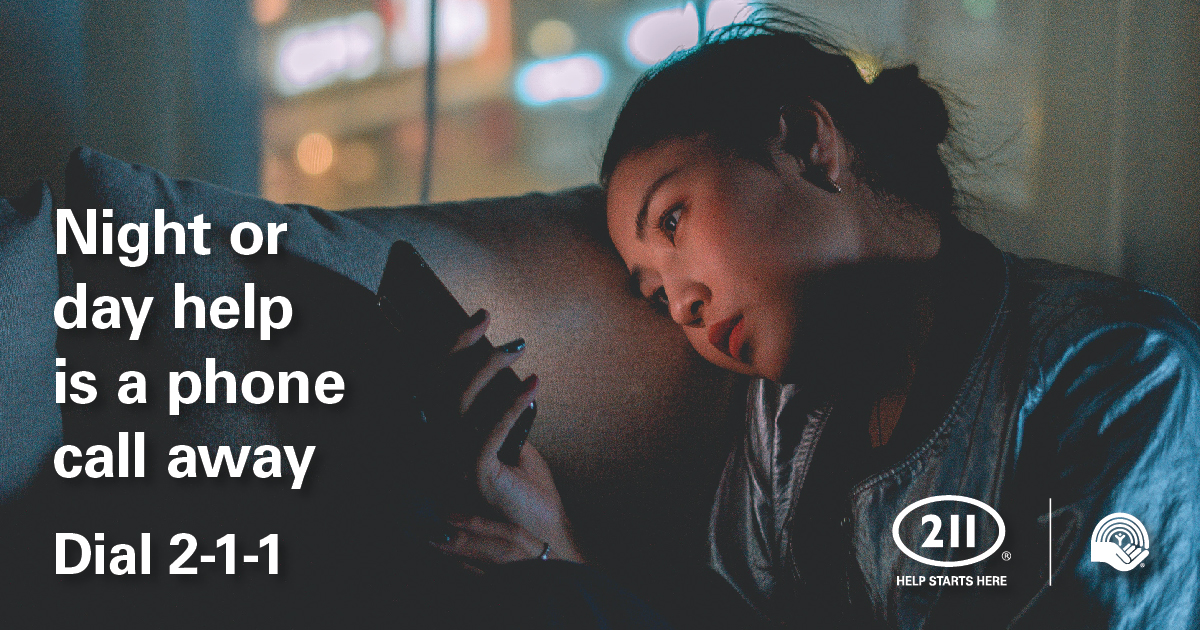 211_nl's tweet photo. Need to talk? 211's Community Navigators are available to listen 24/7 in 150+ languages.

Don't struggle alone. Anyone going through a tough time can call 2-1-1 for a free, confidential referral to community mental health supports or visit https://t.co/nbYJRkeVih #HelpStartsHere https://t.co/5Vu3I1tCzh