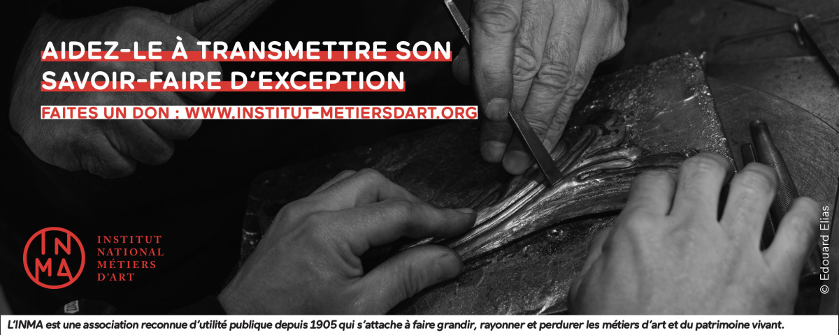 Soutenir l’INMA, c’est soutenir les métiers d’art et du patrimoine vivant 🙏
 
➡️ Plus d'info : ow.ly/ujGB50Qgroy