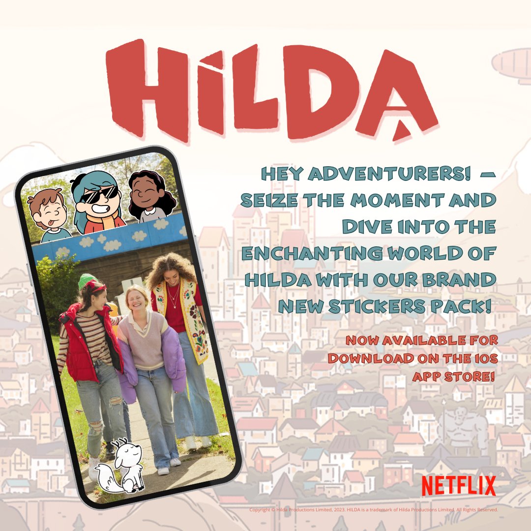 mercuryfilmwrks's tweet image. The wait is over! In honor of Hilda's last season on @netflix, you can now download fun @hildatheseries stickers from the iOS Apple Store!

#hilda #hildastickers #digitalstickers #twig #frida #david #ios #sonykids #mercuryfilmworks #netflix

Edited · 3m