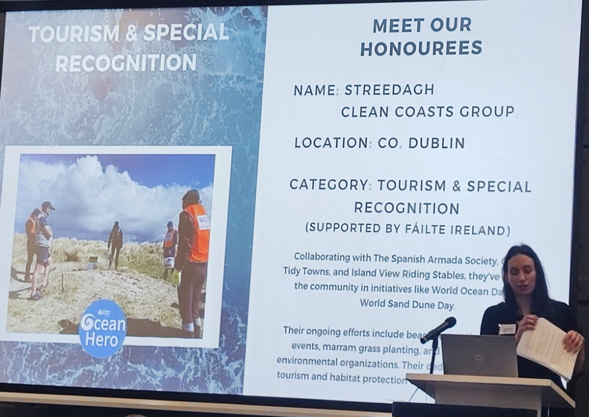 Cllr Marie Casserly (@marie_casserly) on Twitter photo Prannie, Ursula and I delighted to accept the 'Tourism Special Recognition Award' at the <a href="/CleanCoasts/">Clean Coasts</a> #OceanHeroAwards on behalf of all the fantastic volunteers who work tirelessly for years to protect and preserve our beautiful Streedagh Beach and keep it litter free #Sligo Prannie, Ursula and I delighted to accept the 'Tourism Special Recognition Award' at the <a href="/CleanCoasts/">Clean Coasts</a> #OceanHeroAwards on behalf of all the fantastic volunteers who work tirelessly for years to protect and preserve our beautiful Streedagh Beach and keep it litter free #Sligo