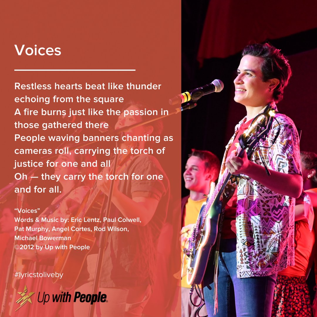 upwithpeople's tweet image. We carry the torch to one day pass the values we hold onto the next generation. Will you help pass the torch?

#lyricstoliveby #musicforchange #upwithpeople #changemakers #community #dignity #equality #uwpeducation #uwpcommunity #voices