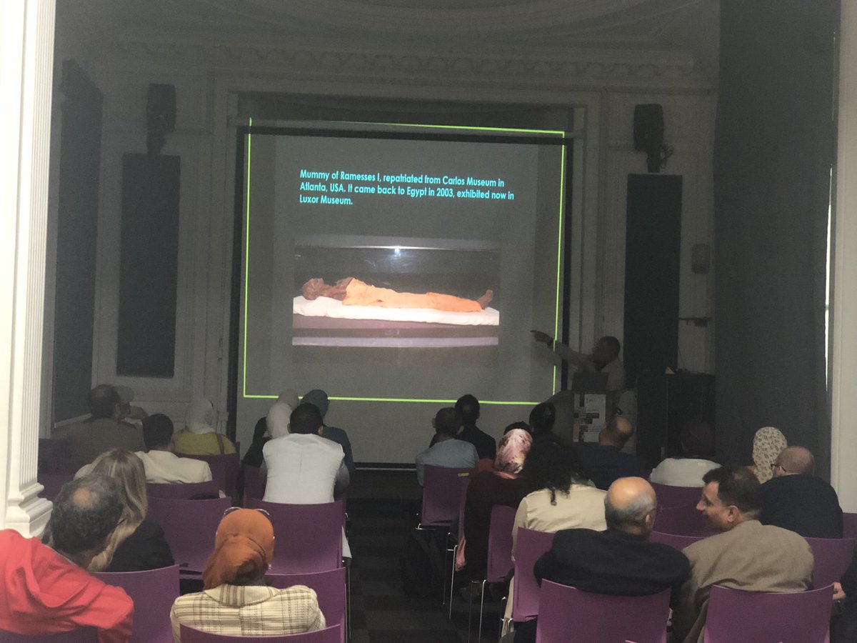 An amazing talk <a href="/TheEES/">The Egypt Exploration Society</a>  Uncovering Abydos Conference by Shaban Abd El Gawad, Geaneral Director of the repatriation Department, Ministry of Tourism and Antiquities