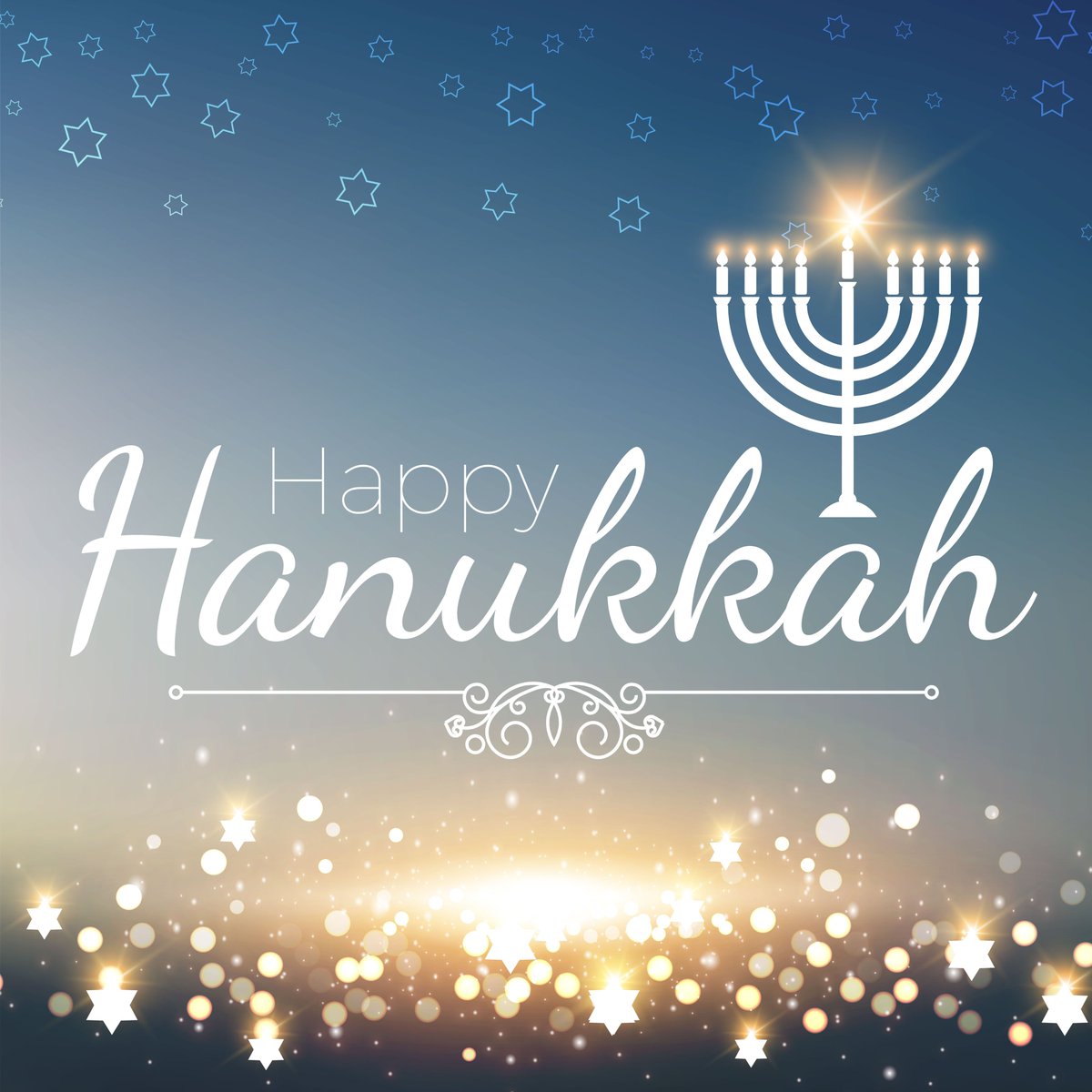 Happy Hanukkah to all who celebrate! Please join us for the annual menorah lighting tonight at 6:30, at the North Avenue train station. 🕎