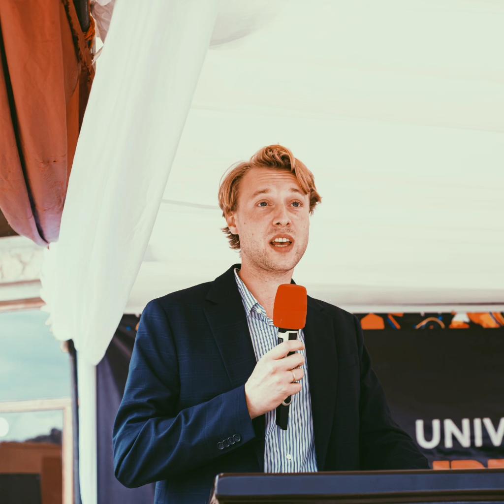 kiotahub's tweet photo. Mr. Alex from the Embassy of France in Tanzania attended #UoIInnovationWeek. He witnessed the significant impact of the #innoversityproject to the @uoi_tz and gained insights into the University's successful efforts in fostering youth entrepreneurship and innovation. https://t.co/rwYkdRI0Jq