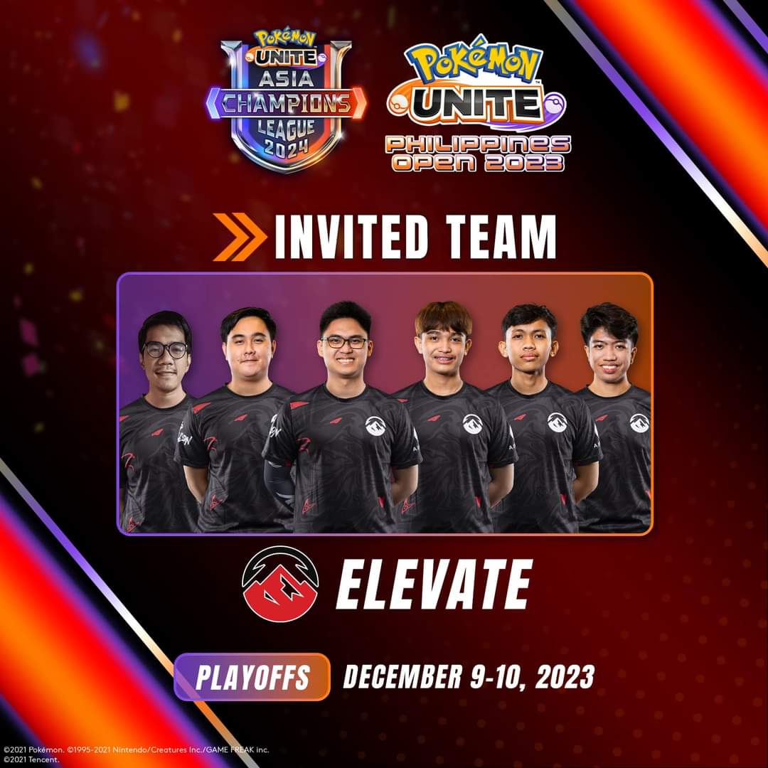 mivaisplaying's tweet photo. The stage is set, we're ready. @ElevateGG ✊

Watch us compete in the Pokémon Unite Philippines Open 2023 Playoffs🏆

📺 December 9: https://t.co/o36nbgFDMr
📺 December 10: https://t.co/g4Ed9zbvzi
⏰ Live starts at 1:00PM https://t.co/WfCORXfuQb