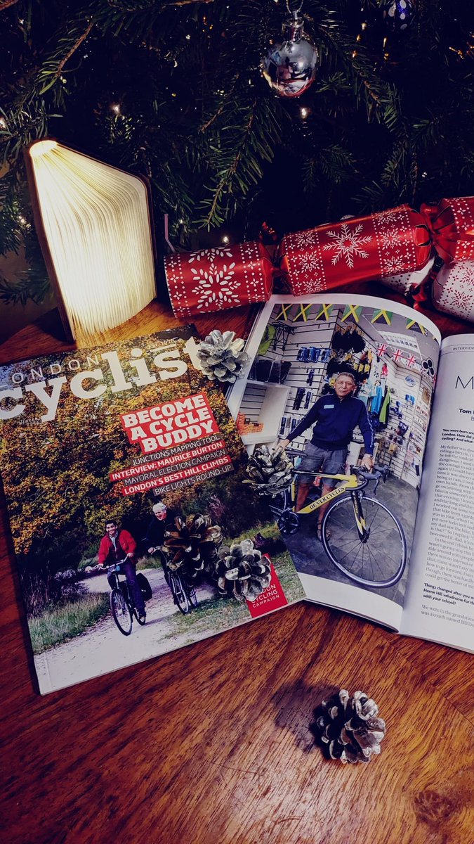 London Cycling Campaign (@london_cycling) on Twitter photo Christmas <a href="/London_Cycling/">London Cycling Campaign</a> magazine ❄️🎁🌲
Get your copy plus a free gift worth £50 of bike lights, a pump or D-lock lcc.org.uk/membership/ Christmas <a href="/London_Cycling/">London Cycling Campaign</a> magazine ❄️🎁🌲
Get your copy plus a free gift worth £50 of bike lights, a pump or D-lock lcc.org.uk/membership/