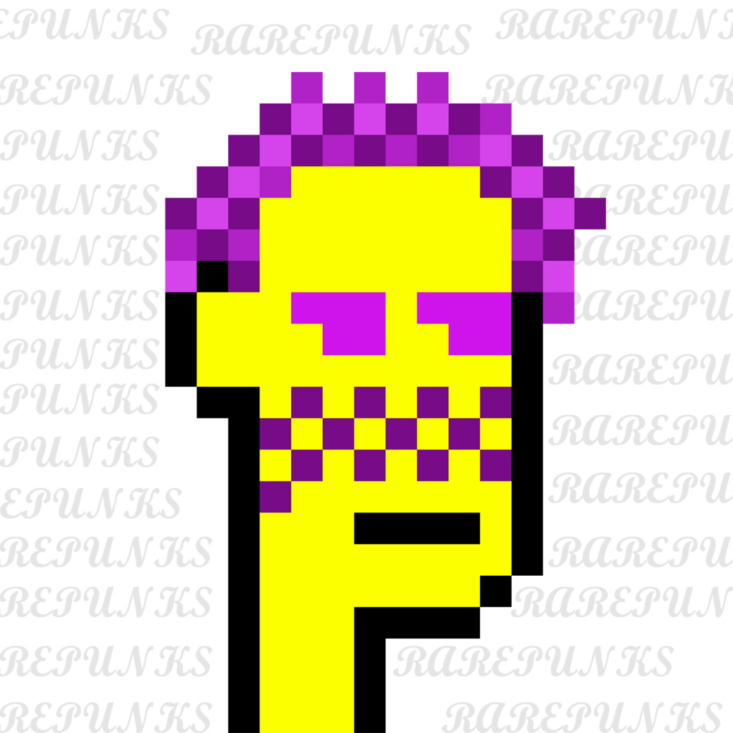 RareNFTArt's tweet photo. #31 Punk yellow purple

#cryptopunk #cryptopunks #nft #nftart #openseanft #nftsale #nftartist #erc1155 #NFTdrop #pixelart #PFP #NewNFTProfilePic 

https://t.co/X5udtbHBS4 https://t.co/fgazluEBGY