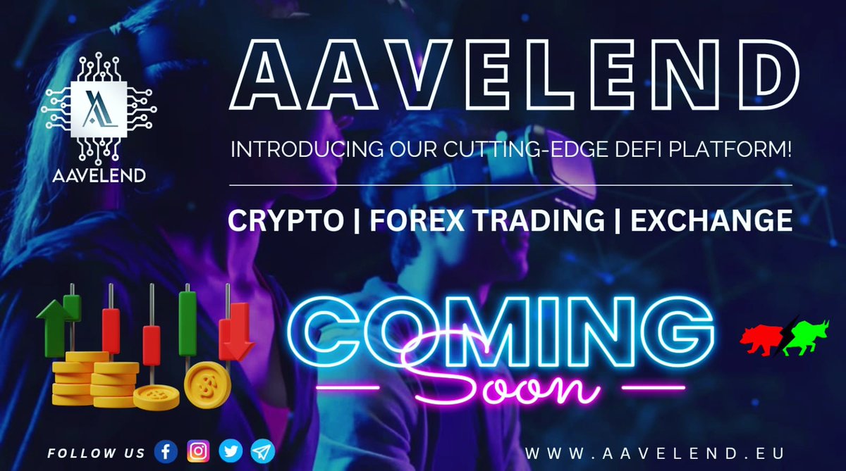 CoreBitGPT's tweet image. AAVELEND 

INTRODUCING OUR CUTTING - EDGE DEFI PLATFORM!

CRYPTO | FOREX TRADING | EXCHANGE

COMING SOON 🔜🔜🔜