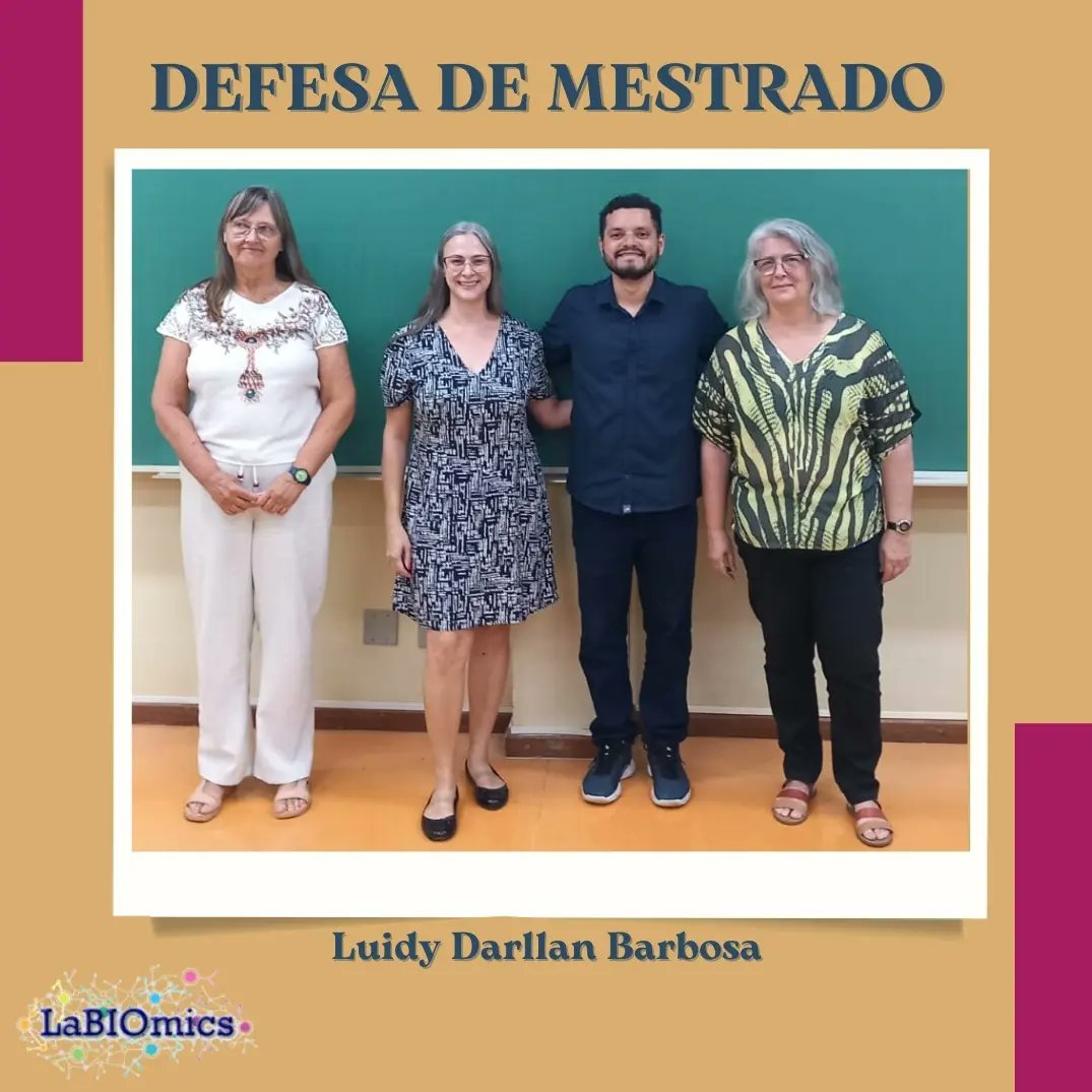 Yesterday (06/12/2023) Luidy defended his Master degree. Congratulations, Luidy! 👏🏼