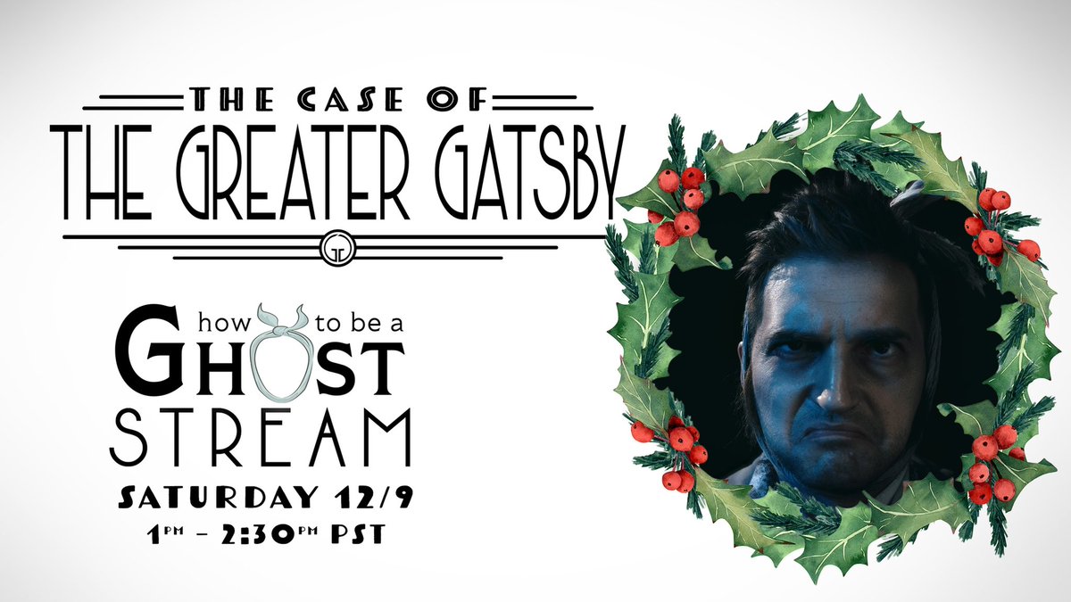 Join us Saturday for our final stream of the year! Between Greater Gatsby and How to be a Ghost, there’s much to discuss. Hope you can join us on our YouTube channel starting at 1 pm Pacific! 

youtube.com/live/EZJNNO5OO…