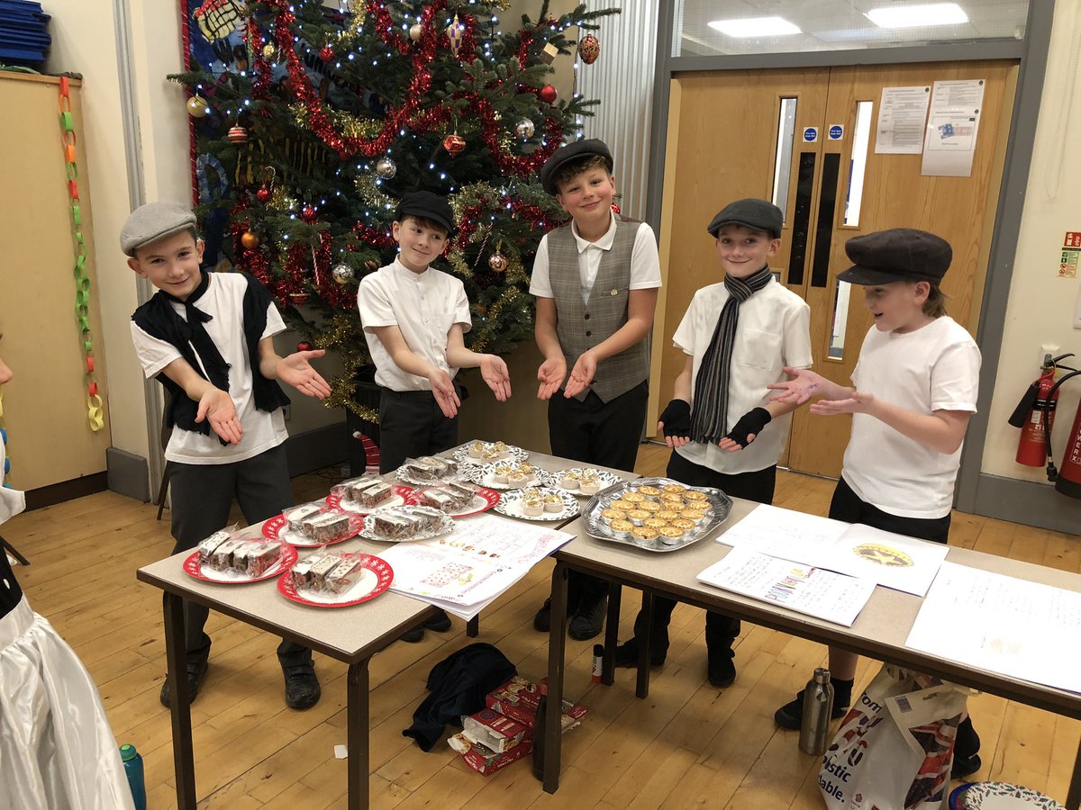 Festive fun at the UKS2 Victorian  Christmas Fair this afternoon. Our children showcased their amazing talents and were confident to share their knowledge about the Victorian Christmas. It was brilliant!
