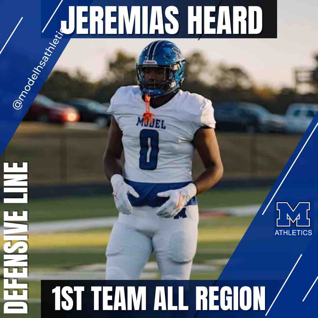 ModelHSAthletic's tweet image. Congratulations to these football players who made the All Region defensive team and were a big part of the teams’ successful year. 😈🔱💙🤍🖤
#hornsup 
#forksup