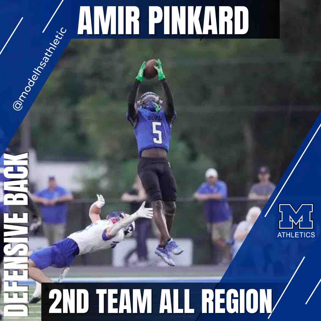 Congratulations to these football players who made the All Region defensive team and were a big part of the teams’ successful year. 😈🔱💙🤍🖤
#hornsup 
#forksup