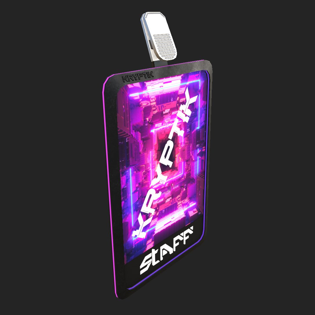 ApolAssets's tweet image. Staff Tag for @ClubKryptik