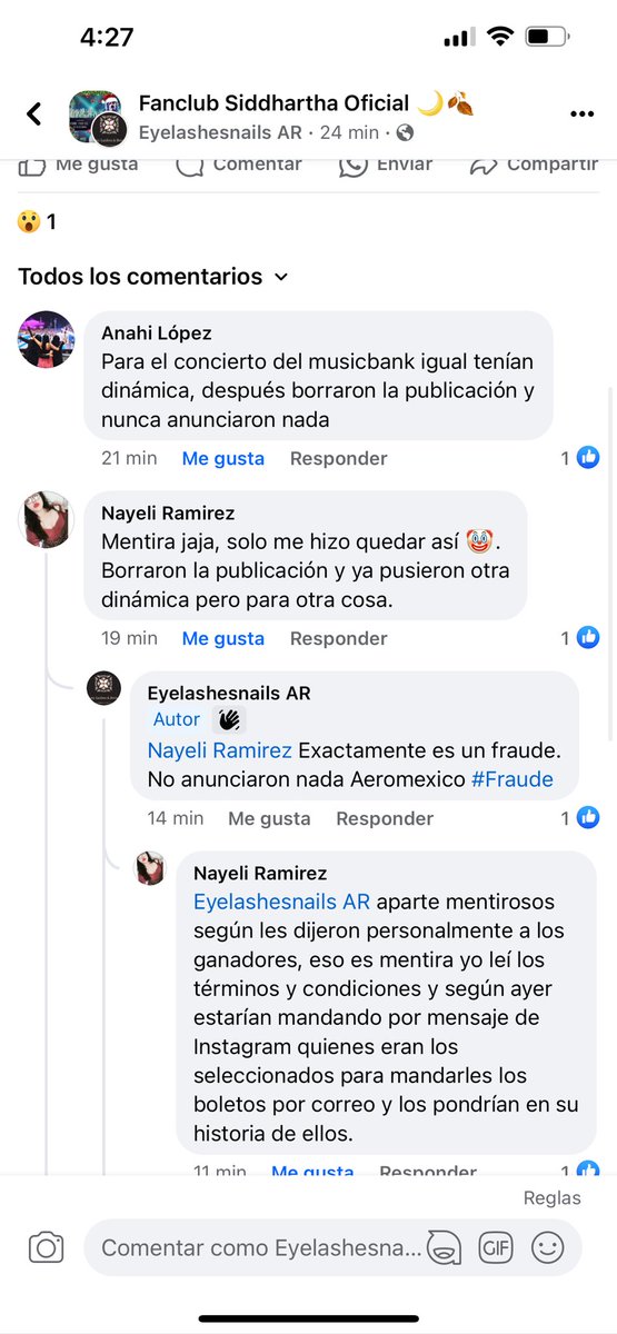 MonsroxRoxana's tweet photo. @Profeco Hola buena tarde. Estuve participando en una dinámica que anunció @Aeromexico sin embargo no cumplieron con su política de privacidad. El premio eran unos boletos para el concierto de @IamSiddhartha y al parecer no es la primera vez que hacen esto. https://t.co/sHoXN4sscz
