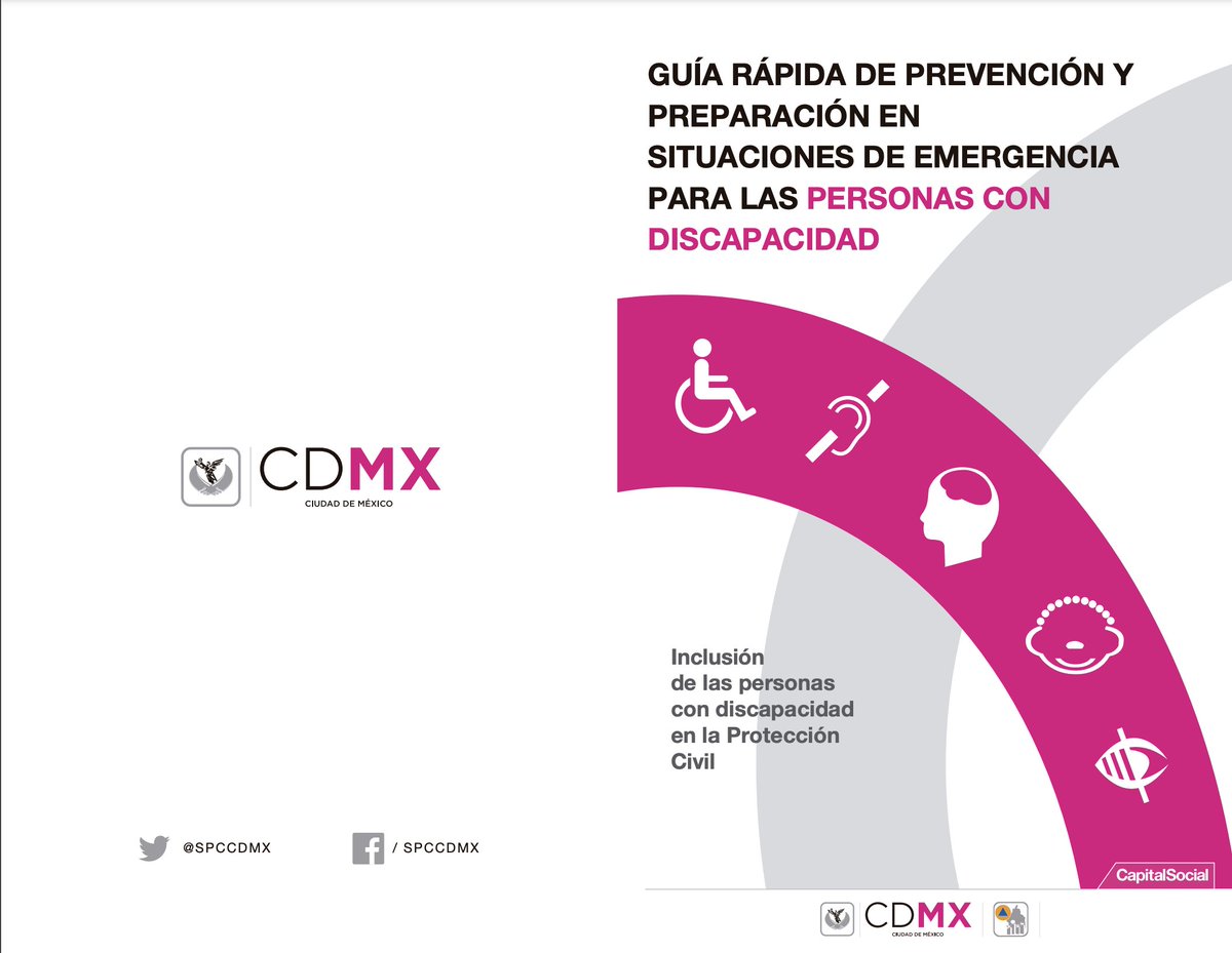 Me tocó el sismo en casa con mi mamá recién operada en cama y sin poder moverse. Nos quedamos abrazadas en lo que pasaba todo. 

Ante esto, encontré esta guía y me parece indispensable difundirla. 

data.indepedi.cdmx.gob.mx/documentos/Gui…